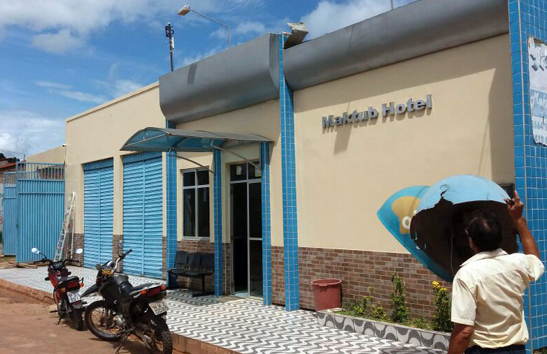 Área interna da pousada